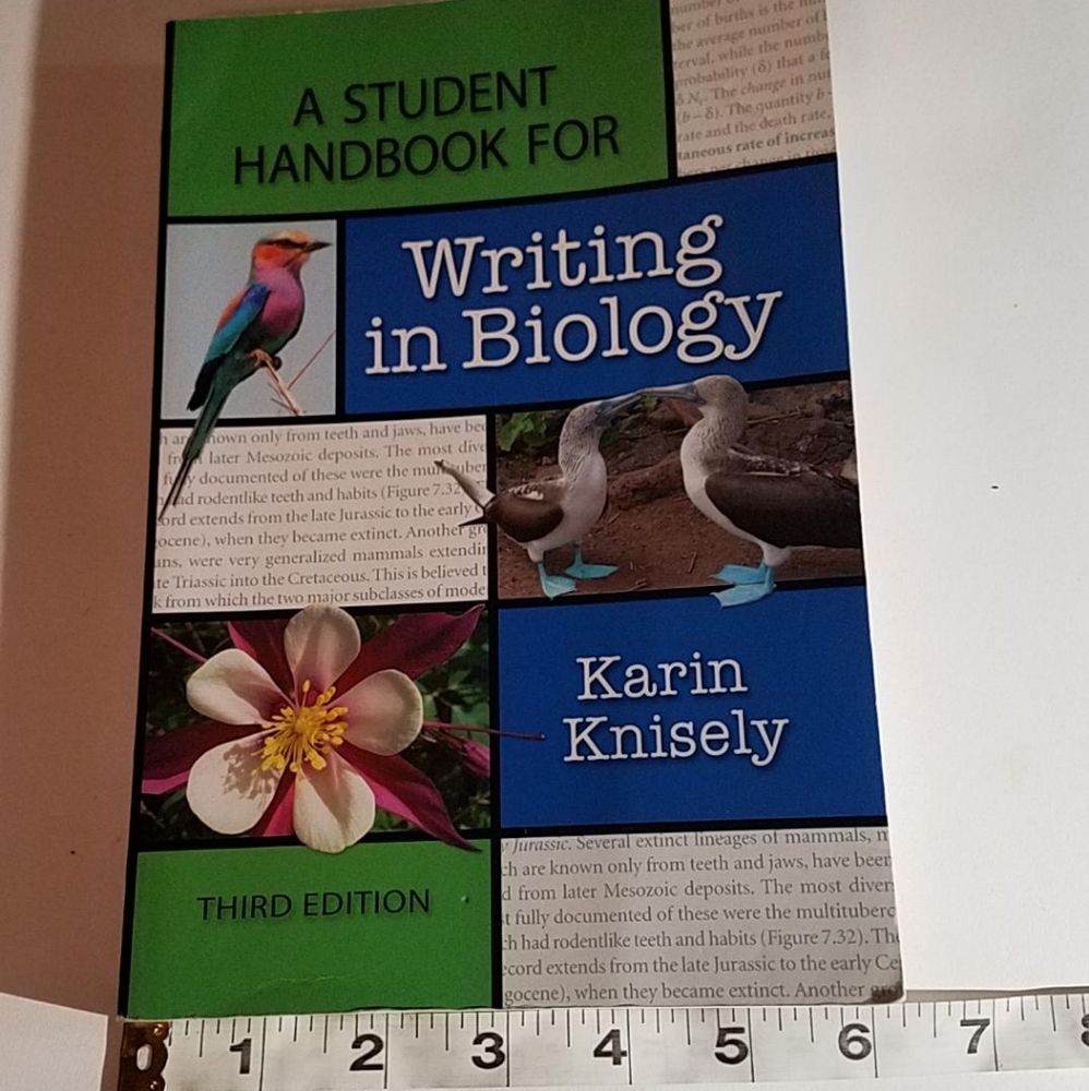 A Student Handbook for Writing In Biology - Picture 6 of 16